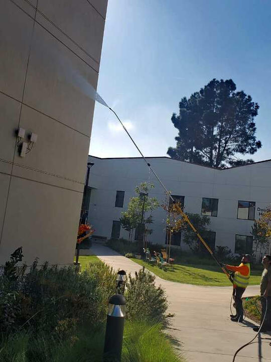 Power Washing Service for buildings by Impressions Commercial Maintenance